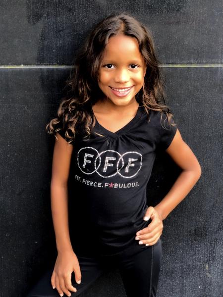 Kids V-Neck Short Sleeve Tee